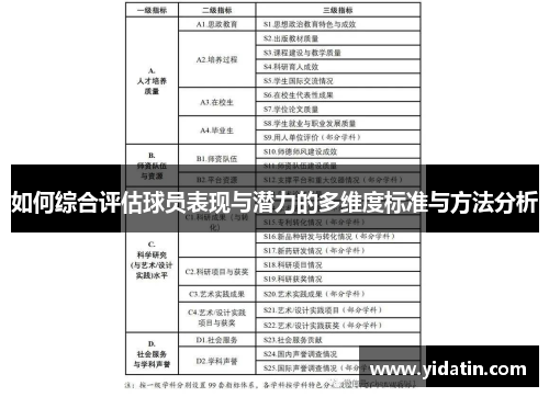 如何综合评估球员表现与潜力的多维度标准与方法分析